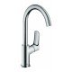 Смеситель hansgrohe Logis для раковины с поворотным изливом и сливным гарнитуром 71130000, хром