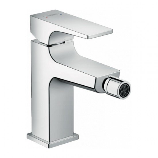 Смеситель hansgrohe Metropol для биде с донным клапаном Push-Open 32520000, хром Смеситель hansgrohe Metropol для биде с донным клапаном Push-Open 32520000, хром