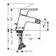 Смеситель hansgrohe Focus E2 для биде 31920000, хром Смеситель hansgrohe Focus E2 для биде 31920000, хром