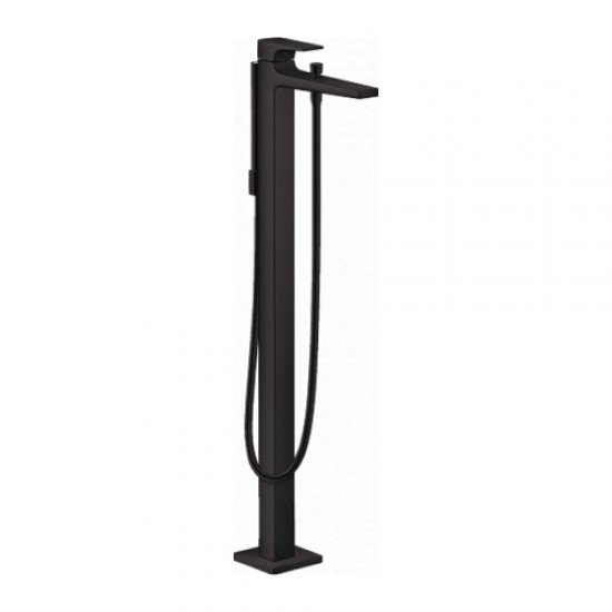 Смеситель hansgrohe Metropol для ванны напольный, с рычаговой рукояткой 32532670, матовый черный