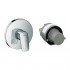Смеситель hansgrohe Logis для душа с внутренней частью 71666000, хром