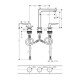 Смеситель hansgrohe Metropol для раковины 74515000, хром