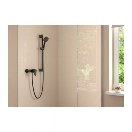 Смеситель для душа однорычажный Hansgrohe Vernis Blend 71640670, матовый черный Смеситель для душа однорычажный Hansgrohe Vernis Blend 71640670, матовый черный