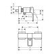 Смеситель hansgrohe Metropol для душа 74560000, хром
