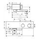 Термостат hansgrohe ShowerTablet 350, ВМ, для душа,13107400, белый/хром Термостат hansgrohe ShowerTablet 350, ВМ, для душа,13107400, белый/хром