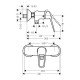 Смеситель hansgrohe Novus Loop для душа 71360000, хром