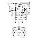 Смеситель hansgrohe Logis для ванны 71400000, хром Смеситель hansgrohe Logis для ванны 71400000, хром