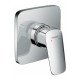 Смеситель для душа hansgrohe Logis, однорычажный, скрытый монтаж 71604000, хром
