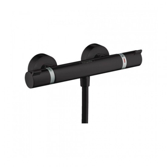 Термостат для душа hansgrohe Ecostat Comfort, внешнего монтажа 13116670, матовый черный Термостат для душа hansgrohe Ecostat Comfort, внешнего монтажа 13116670, матовый черный