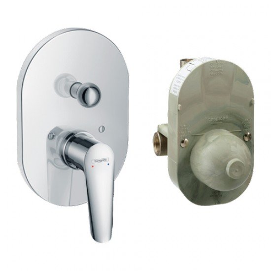 Смеситель на ванну Hansgrohe Logis E 71408000, хром Смеситель на ванну Hansgrohe Logis E 71408000, хром