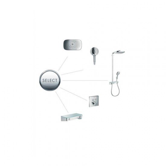 Термостат hansgrohe Ecostat Select для душа 13171400, белый/хром