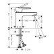 Смеситель для раковины 100, без сливного набора Hansgrohe Vernis Blend 71580670, матовый черный Смеситель для раковины 100, без сливного набора Hansgrohe Vernis Blend 71580670, матовый черный