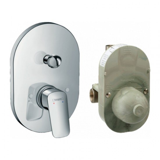 Смеситель для ванны hansgrohe Logis 71409000, хром Смеситель для ванны hansgrohe Logis 71409000, хром