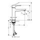 Смеситель hansgrohe Metropol для раковины 32507140, шлифованная бронза