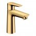 Смеситель hansgrohe Talis E для раковины со средним изливом и сливным гарнитуром 71710990, полир. золото