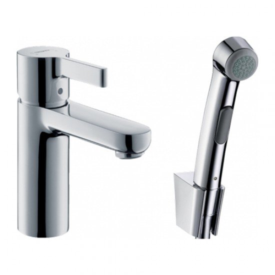 Смеситель hansgrohe Metris S для раковины с гигиеническим душем 31160000, хром Смеситель hansgrohe Metris S для раковины с гигиеническим душем 31160000, хром