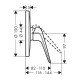 Смеситель hansgrohe Novus для душа 71065000, хром