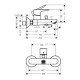 Смеситель hansgrohe Talis E для ванны, 71740990, полир. золото