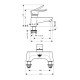 Смеситель hansgrohe Metris для ванны 31423000, хром