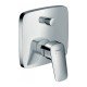 Смеситель hansgrohe Logis для ванны однорычажный, со встроенной защитной комбинацией 71407000, хром