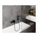 Смеситель для ванны однорычажный Hansgrohe Vernis Blend 71440670, матовый черный