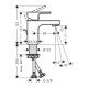 Смеситель для раковины 70, со сливным гарнитуром Hansgrohe Vernis Shape 71560670, матовый черный