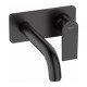 Смеситель для раковины настенный, излив 20,4 Hansgrohe Vernis Shape 71578670, матовый черный