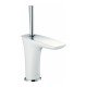 Смеситель hansgrohe PuraVida для маленькой раковины 15075400, белый/хром Смеситель hansgrohe PuraVida для маленькой раковины 15075400, белый/хром