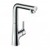 Смеситель hansgrohe Talis S для раковины с поворотным изливом и сливным гарнитуром 72105000, хром