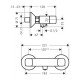 Смеситель hansgrohe Logis для душа 71263000, хром Смеситель hansgrohe Logis для душа 71263000, хром