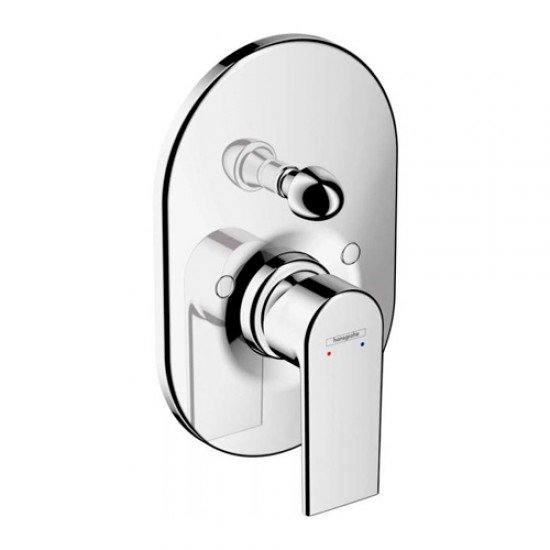 Смеситель для ванны однорычажный Hansgrohe Vernis Shape 71458000, хром