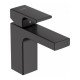 Смеситель для раковины 100, без сливного набора Hansgrohe Vernis Shape 71569670, матовый черный