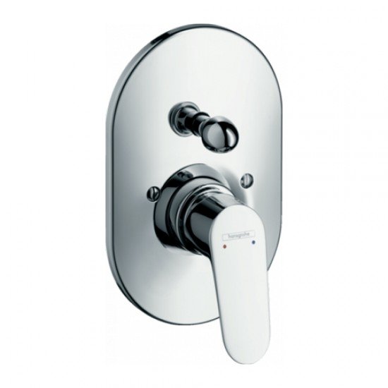 Смеситель для ванны, однорычажный, СМ Hansgrohe 31947000, хром