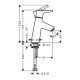 Смеситель для раковины Hansgrohe Talis S 80, для холодной воды 72017000, хром