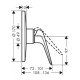 Смеситель hansgrohe Novus для душа 71066000, хром Смеситель hansgrohe Novus для душа 71066000, хром