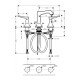 Смеситель hansgrohe Metropol Classic для раковины 31330000, хром