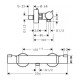 Термостат для душа внешнего монтажа Hansgrohe Ecostat Comfort 13116990, полированное золото Термостат для душа внешнего монтажа Hansgrohe Ecostat Comfort 13116990, полированное золото