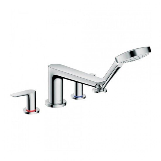 Смеситель hansgrohe Talis E на край ванны, на 4 отверстия 71748000, хром Смеситель hansgrohe Talis E на край ванны, на 4 отверстия 71748000, хром