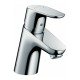 Смеситель для раковины 70, однорычажный, со сливным клапаном Push-Open Hansgrohe 31604000, хром Смеситель для раковины 70, однорычажный, со сливным клапаном Push-Open Hansgrohe 31604000, хром