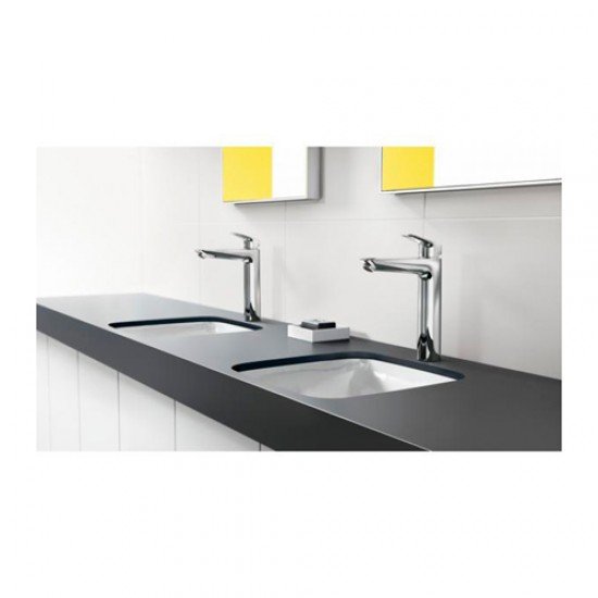 Смеситель hansgrohe Logis для раковины с высоким изливом без сливного набора 71091000, хром Смеситель hansgrohe Logis для раковины с высоким изливом без сливного набора 71091000, хром