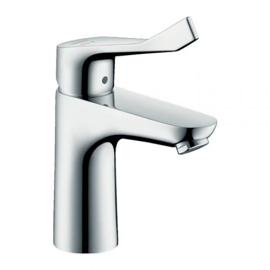 Смеситель hansgrohe Focus для раковины без сливного набора, с длинной рукояткой, CoolStart 31917000, хром