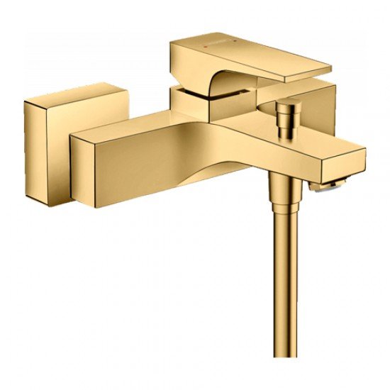 Смеситель hansgrohe Metropol для ванны, однорычажный, внешнего монтажа, с рычажной рукояткой 32540990 шлиф. золото