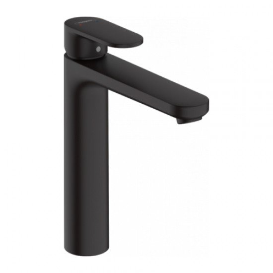 Смеситель для раковины 230, со сливной гарнитурой Vernis Blend Hansgrohe 71552670, матовый черный Смеситель для раковины 230, со сливной гарнитурой Vernis Blend Hansgrohe 71552670, матовый черный