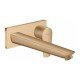 Смеситель для раковины hansgrohe Talis E настенный с длинным изливом 71734140, шлифованная бронза