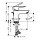 Смеситель hansgrohe Talis E для раковины 71700000, хром