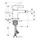 Смеситель hansgrohe Metris S для биде 31261000, хром Смеситель hansgrohe Metris S для биде 31261000, хром