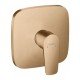 Смеситель hansgrohe Talis E для душа однорычажный, СМ 71765140, шлифованная бронза