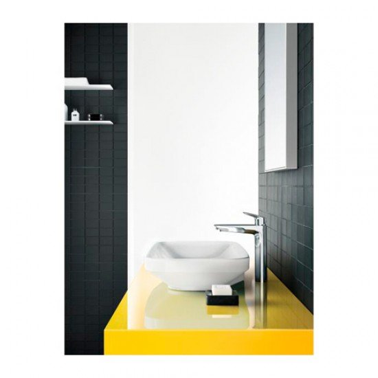 Смеситель hansgrohe Logis для раковины с высоким изливом без сливного набора 71091000, хром Смеситель hansgrohe Logis для раковины с высоким изливом без сливного набора 71091000, хром
