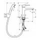 Смеситель hansgrohe Metropol для раковины с гигиеническим душем 32522000, хром
