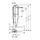 Смеситель hansgrohe Metropol для ванны однорычажный, напольный, с рычаговой рукояткой, 32532340, шлифованный черный хром Смеситель hansgrohe Metropol для ванны однорычажный, напольный, с рычаговой рукояткой, 32532340, шлифованный черный хром